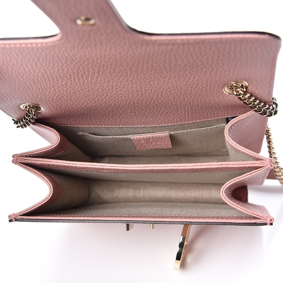 Gucci Dollar Calfskin Interlocking GG
Handbag Pink - Picture 3 of 13